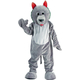 Grey Wolf Mascot Costume