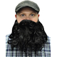 Beard Curly Black